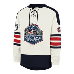 Columbus Blue Jackets '47 Pond Hockey Trio Eternal Lacer Sweatshirt Sale
