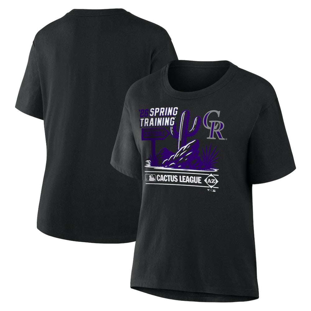 Colorado Rockies Women's 2026 Spring Training Cactus League Hometown Special T-Shirt | MLB Sale