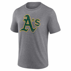 Athletics Heritage Personalized Any Name & Number Tri-Blend T-Shirt | MLB Shop