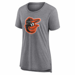 Baltimore Orioles Women's Heritage Personalized Any Name & Number Tri-Blend T-Shirt | MLB Discount