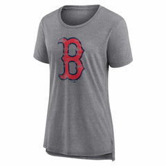 Boston Red Sox Women's Heritage Personalized Any Name & Number Tri-Blend T-Shirt | MLB For sale