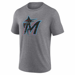 Miami Marlins Heritage Personalized Any Name & Number Tri-Blend T-Shirt | MLB Online