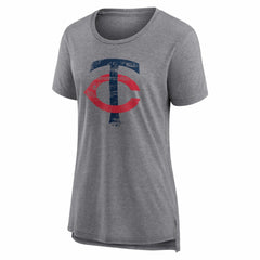 Minnesota Twins Women's Heritage Personalized Any Name & Number Tri-Blend T-Shirt | MLB Near me