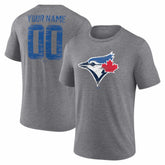 Toronto Blue Jays Heritage Personalized Any Name & Number Tri-Blend T-Shirt | MLB Shop
