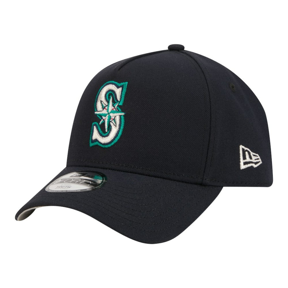 Seattle Mariners New Era Youth 9FORTY A-Frame Adjustable Hat | MLB Online