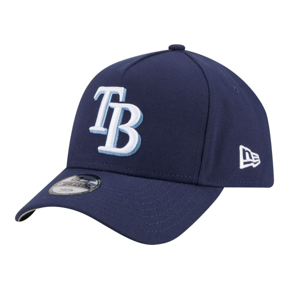 Tampa Bay Rays New Era Youth 9FORTY A-Frame Adjustable Hat | MLB On Sale