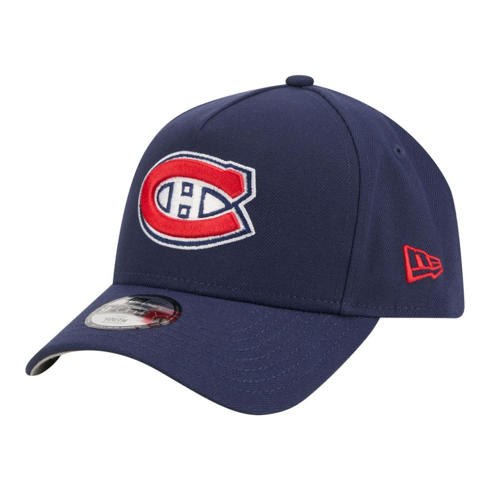 Montreal Canadiens New Era Youth 9FORTY A-Frame Adjustable Hat Sale