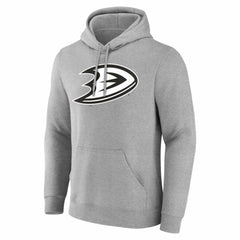 Anaheim Ducks Big & Tall Personalized Name & Number Monochrome Pullover Hoodie For Sale