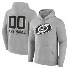 Carolina Hurricanes Big & Tall Personalized Name & Number Monochrome Pullover Hoodie Online
