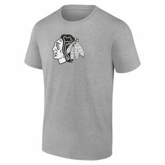 Chicago Blackhawks Big & Tall Personalized Name & Number Monochrome T-Shirt Sale