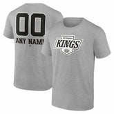 Los Angeles Kings Big & Tall Personalized Name & Number Monochrome T-Shirt Sale