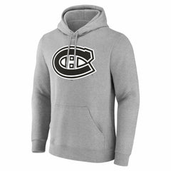 Montreal Canadiens Big & Tall Personalized Name & Number Monochrome Pullover Hoodie Outlet