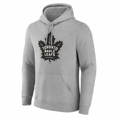 Toronto Maple Leafs Big & Tall Personalized Name & Number Monochrome Pullover Hoodie For Sale