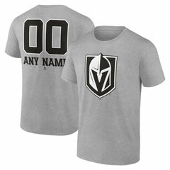 Vegas Golden Knights Big & Tall Personalized Name & Number Monochrome T-Shirt Online
