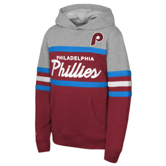 Philadelphia Phillies Mitchell & Ness Youth Cooperstown Head Coach Pullover Hoodie | MLB Near me