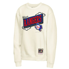 Texas Rangers Mitchell & Ness Youth Retro Billboard Sweatshirt | MLB For sale