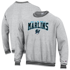 Miami Marlins Champion Reverse Weave Sweatshirt | MLB On Sale