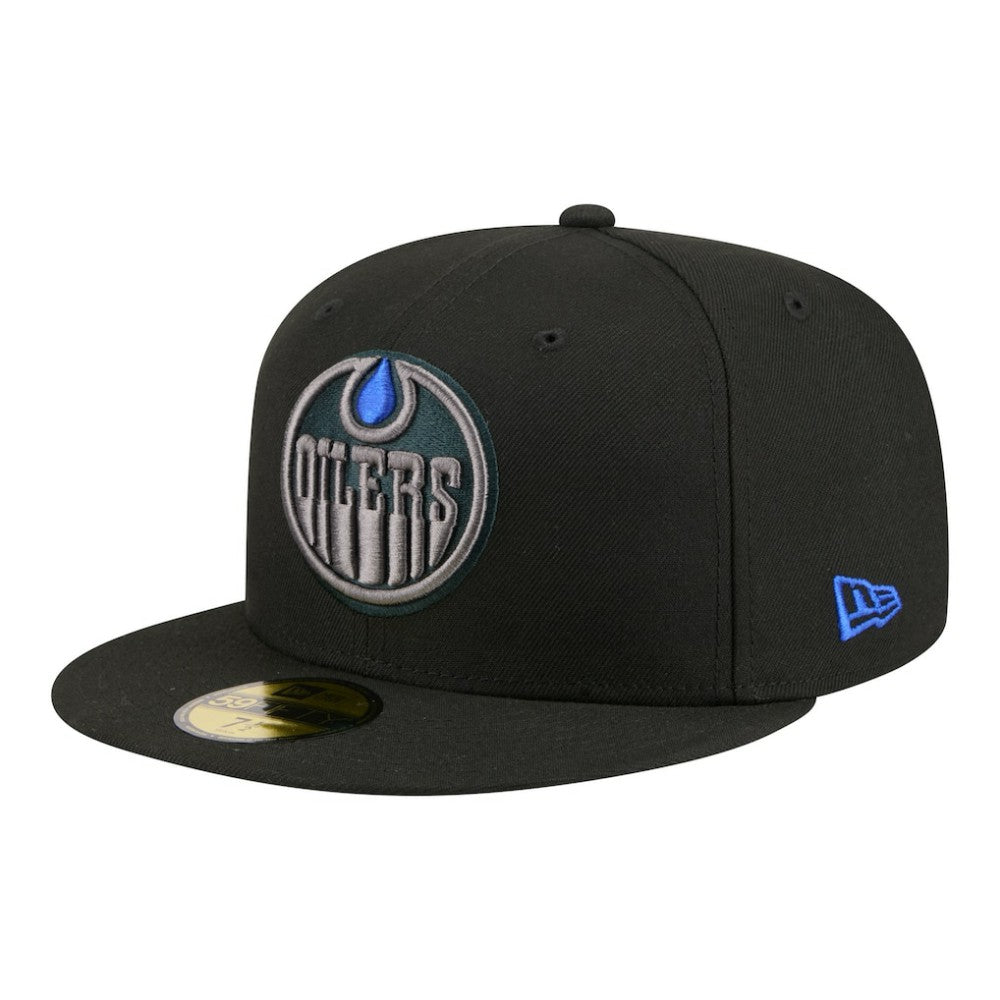 Edmonton Oilers New Era Color Pop 59FIFTY Fitted Hat For Sale
