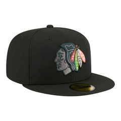 Chicago Blackhawks New Era Color Pop 59FIFTY Fitted Hat For Sale