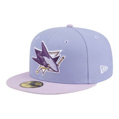 San Jose Sharks New Era Lavender Bloom 59FIFTY Fitted Hat On Sale