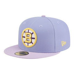Boston Bruins New Era Lavender Bloom 59FIFTY Fitted Hat For Sale