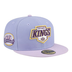 Los Angeles Kings New Era Lavender Bloom 59FIFTY Fitted Hat Sale
