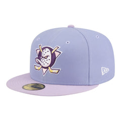 Anaheim Ducks New Era Lavender Bloom 59FIFTY Fitted Hat For Sale