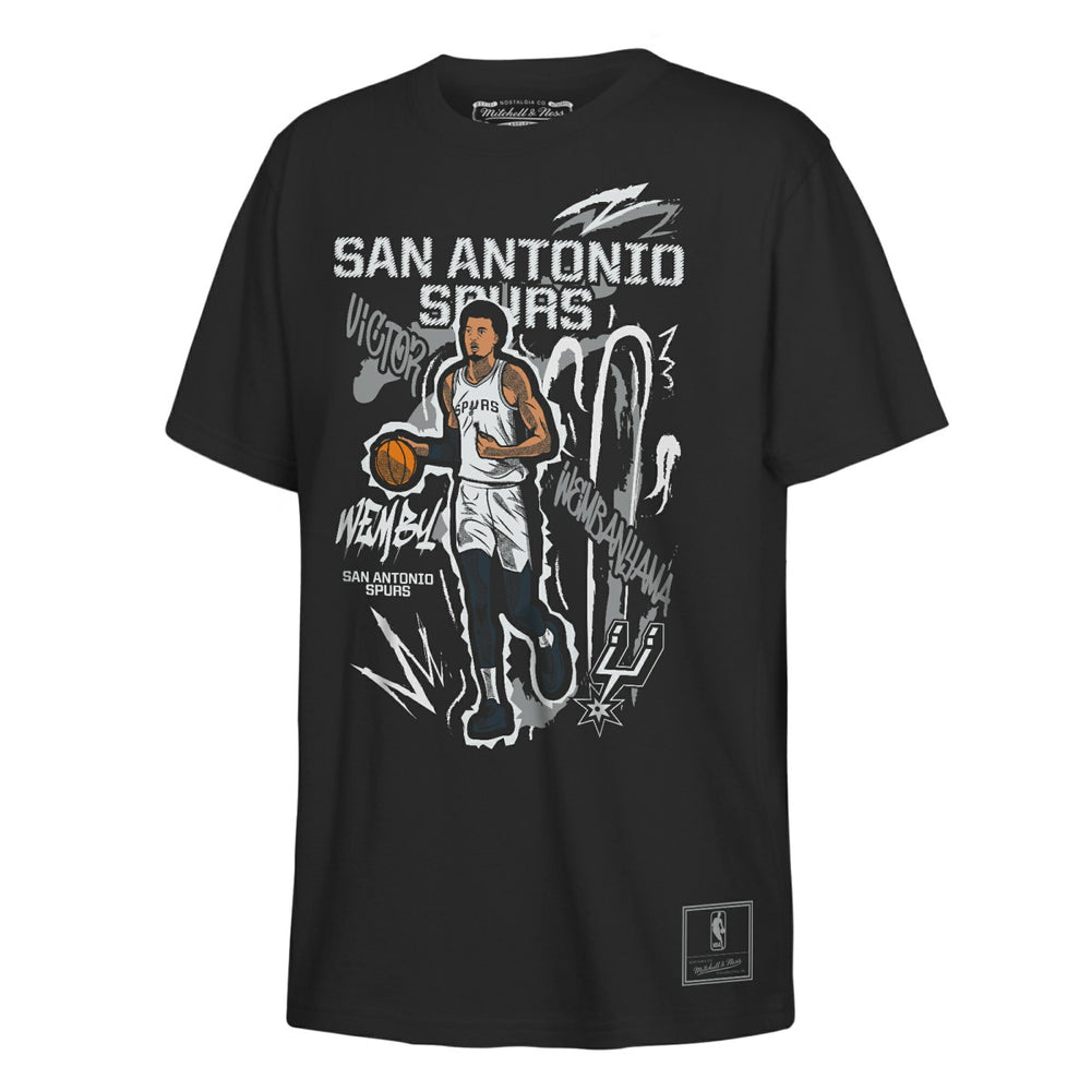 Victor Wembanyama San Antonio Spurs Outerstuff Youth Chalked Up Player Name & Number T-Shirt Discount