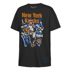 Jalen Brunson New York Knicks Outerstuff Youth Chalked Up Player Name & Number T-Shirt Outlet