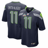 Jaxon Smith-Njigba Seattle Seahawks Super Bowl LX Patch Game Jersey - College Navy