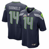 Seattle Seahawks Nike Sam Darnold Super Bowl LX Patch Game Jersey