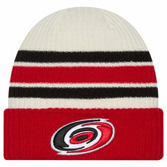 Carolina Hurricanes New Era Vintage Cuffed Knit Hat Sale