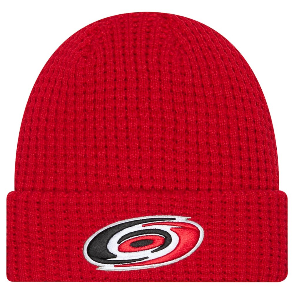 Carolina Hurricanes New Era Waffle Cuffed Knit Hat On Sale