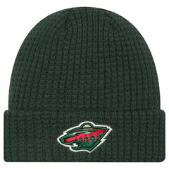 Minnesota Wild New Era Waffle Cuffed Knit Hat Outlet