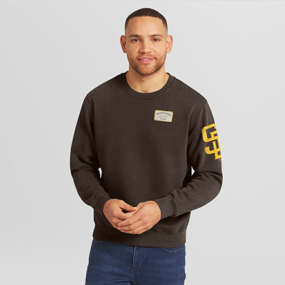 San Diego Padres Darius Rucker Collection by Fanatics Washed Crew Neck Pullover Sweatshirt | MLB Near me