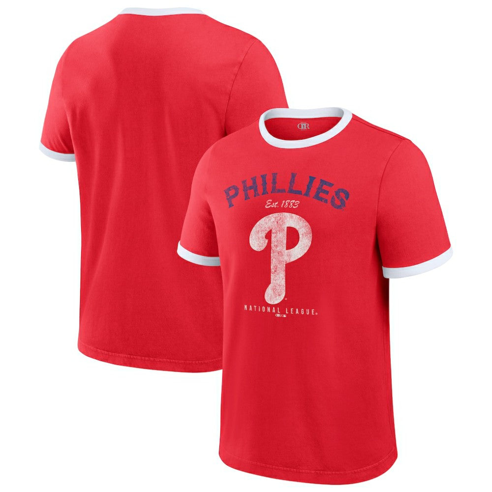 Philadelphia Phillies Darius Rucker Collection by Fanatics Washed Ringer T-Shirt | MLB On Sale