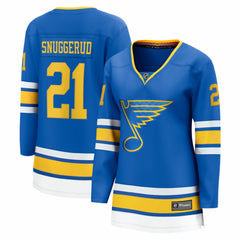 Jimmy Snuggerud St. Louis Blues Fanatics Women's Home Breakaway Jersey Sale