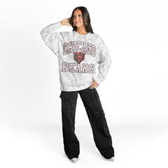 Chicago Bears Gameday Couture Women's Whiteout Oversized Premium Fleece Sweatshirt