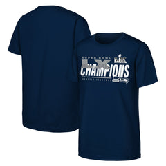 Seattle Seahawks Fanatics Youth Super Bowl LX Champions Iconic Victory T-Shirt