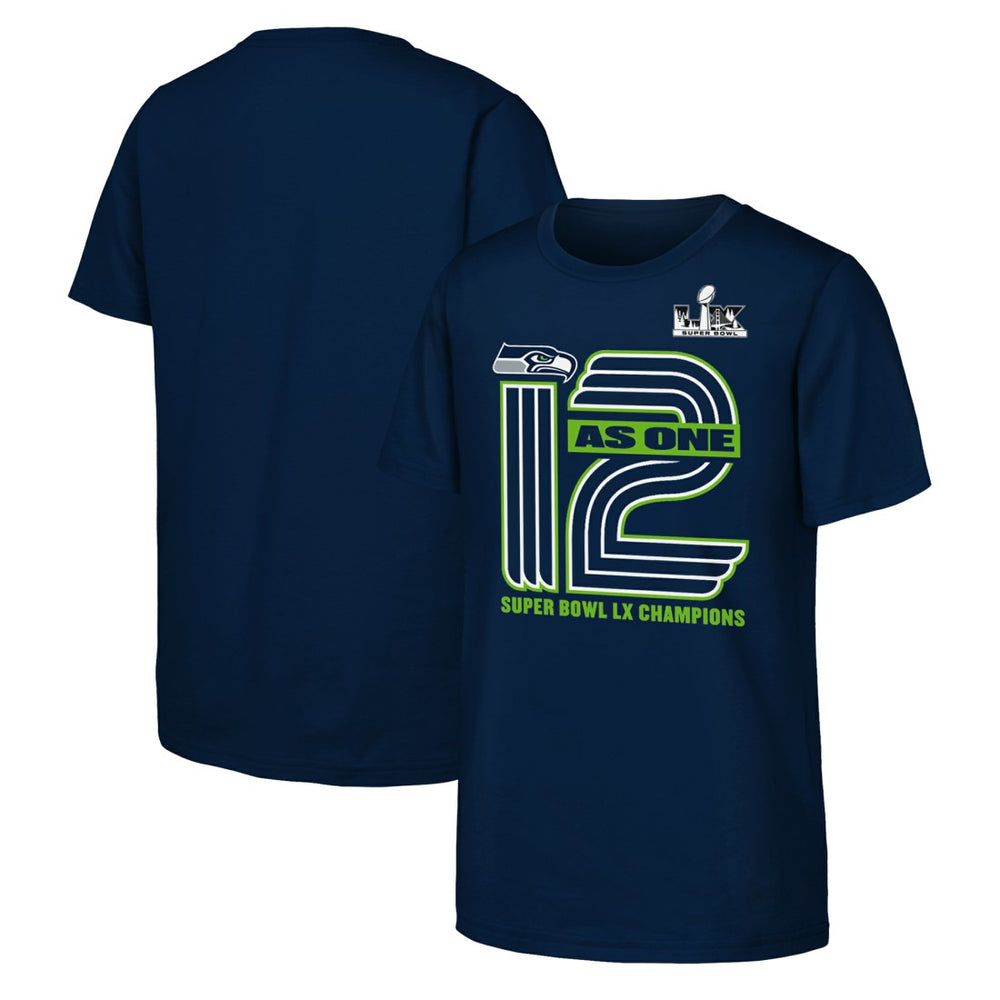 Seattle Seahawks Fanatics Youth Super Bowl LX Champions Hometown Collection T-Shirt