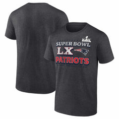 New England Patriots Fanatics Super Bowl LX Big & Tall Battle Prep T-Shirt