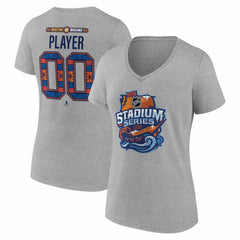 Boston Bruins Women's 2026 NHL Stadium Series Personalized Name & Number V-Neck T-Shirt Discount