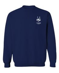 France National Team Vive La Fete Women's Impressions Artwork Sweatshirt Navy