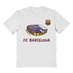 Barcelona Vive La Fete Youth Chilena Style T-Shirt White