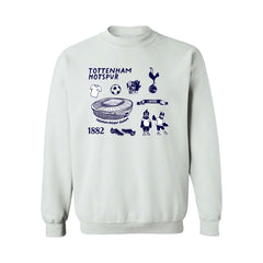 Tottenham Hotspur Vive La Fete Women's Impressions Icons Sweatshirt White