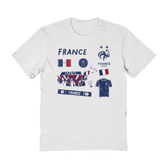 France National Team Vive La Fete Women's Impressions Icons T-Shirt White