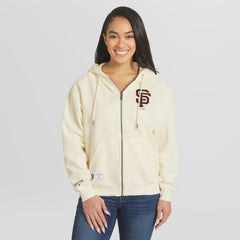 San Francisco Giants WEAR by Erin Andrews Women's Full-Zip Hoodie | MLB New