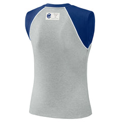 Chicago Cubs WEAR by Erin Andrews Women's Cropped Raglan Tank Top | MLB Outlet
