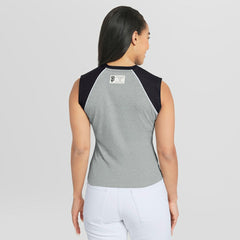 San Francisco Giants WEAR by Erin Andrews Women's Cropped Raglan Tank Top | MLB US
