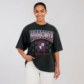 Minnesota Twins WEAR by Erin Andrews Women's Oversized Boyfriend T-Shirt | MLB On Sale